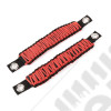 Grab Handle, Paracord, A-Pillar Mounted, Red; 07-18 Wrangler JK/JKU