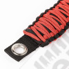 Grab Handle, Paracord, A-Pillar Mounted, Red 07-18 Wrangler JK/JKU