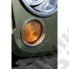 Turn Signal Bezel Trim, Chrome; 07-18 Jeep Wrangler JK