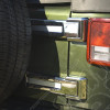 Tailgate Hinge Cover Kit, Chrome; 07-18 Jeep Wrangler JK