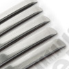 Elite Door Handle Inserts, Aluminum 07-18 Jeep Wrangler JKU, 4 Door