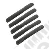 Elite Door Handle Inserts, Black; 07-18 Jeep Wrangler JKU, 4 Door