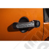 Elite Door Handle Inserts, Contrast Tread 07-18 Wrangler JK, 2 Door