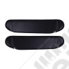 Sun Visor Kit, Black; 87-95 Jeep Wrangler YJ