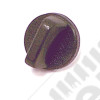 Windshield Knob, Interior, Black; 76-86 Jeep CJ