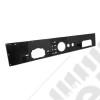 Dash Panel, Pre-Cut Holes, Black; 76-86 Jeep CJ