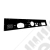 Dash Panel, Pre-Cut Holes, Black; 76-86 Jeep CJ