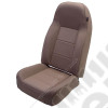 Seat, High-Back, Front, No-Recline, Tan; 76-02 Jeep CJ/Wrangler YJ/TJ