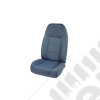 Seat, High-Back, Front, No-Recline, Blue; 76-02 Jeep CJ/Wrangler YJ/TJ