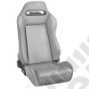 Sport Seat, Front, Reclinable, Gray; 76-02 Jeep CJ/Wrangler YJ/TJ