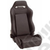 Sport Seat, Front, Reclinable, Black Denim; 76-02 CJ/Wrangler YJ/TJ