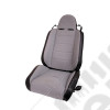 Siège Racing XHD Offroad couleur gris pour Jeep CJ7, CJ8, Wrangler YJ, TJ