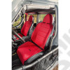 Siège Racing XHD Offroad couleur rouge et noir pour Jeep CJ7, CJ8, Wrangler YJ, TJ - 13406.53 / OM-13406.53