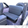Banquette arrière rabattable couleur noir (black crush) Jeep CJ et Wrangler YJ