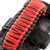 Grab Handle Kit, Paracord, Red/Black 55-19 Jeep CJ/Wrangler/Gladiator