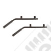 Metal Grab Handles, Steel, Rear Pair, 07-18 Wrangler JK