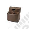 Organizer, Rear, Seat Mounted, Tan; 11-18 Jeep Wrangler JKU, 4 Door