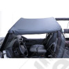 Summer Brief Top, Black; 87-91 Jeep Wrangler YJ