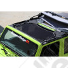 Eclipse Sun Shade, Front, Black; 07-18 Jeep Wrangler JK
