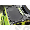 Eclipse Sun Shade, Front, Black 07-18 Jeep Wrangler JK