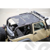 Eclipse Sun Shade, Full, Black 07-18 Jeep Wrangler JK, 2 Door