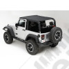 Island Top, Mesh, Black; 10-18 Jeep Wrangler JK, 2 Door