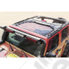 Eclipse Sun Shade, Front, American Flag 07-18 Jeep Wrangler JK