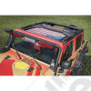 Eclipse Sun Shade, Front, American Flag 07-18 Jeep Wrangler JK