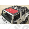 Eclipse Sun Shade, Front, Red 07-18 Jeep Wrangler JK