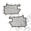 Tube Door Cover Kit, Front, Pair, Black; 07-18 Jeep Wrangler JK/JKU