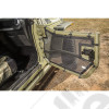 Tube Door Cover Kit, Front, Pair, Black 07-18 Jeep Wrangler JK/JKU