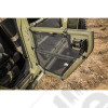 Tube Door Cover Kit, Rear, Pair, Black 07-18 Jeep Wrangler JKU