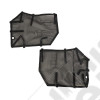 Fortis Tube Door Covers, Front Pair, Black; 18-20 JL/JLU