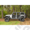 Fortis Tube Door Covers, Front Pair, Black 18-20 JL/JLU