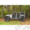 Fortis Tube Door Covers, Full Set, Black 18-20 JLU