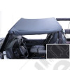Summer Brief Header, Black Diamond; 97-06 Jeep Wrangler TJ