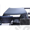 Acoustic Header Brief, Black Denim; 97-06 Jeep Wrangler TJ