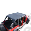 Island Pocket Topper, Black; 07-09 Jeep Wrangler JKU