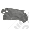 Floor Carpet, Rear Wheelhouse, Right, Black; 03-06 Jeep Wrangler TJ/LJ