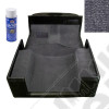 Deluxe Carpet Kit, with Adhesive, Gray; 97-06 Jeep Wrangler TJ