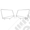 Door Skin Frame Kit, Upper; 87-95 Jeep Wrangler YJ
