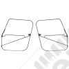Door Frame Kit, Full, Soft Top; 76-86 Jeep CJ7