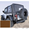 XHD Soft Top, Dark Tan, Tinted Windows; 97-06 Jeep Wrangler TJ