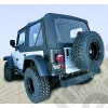 XHD Soft Top, Black Diamond, Tinted Windows; 97-06 Jeep Wrangler TJ