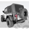 XHD Soft Top, Black, Tinted Windows, Sailcloth; 97-06 Jeep Wrangler TJ