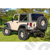 Soft Top, Khaki, Tinted Windows; 07-09 Jeep Wrangler JK