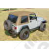 XHD Soft Top, Bowless, Spice, Sailcloth; 97-06 Jeep Wrangler TJ