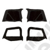 Montana Soft Top, Door Skins, Black Diamond, Tinted 97-06 Wrangler TJ