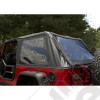 Montana Soft Top, Bowless, Black Diamond 04-06 Jeep Wrangler LJ