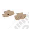 All Terrain Floor Liner, Rear Pair, Tan; 07-18 Jeep Wrangler JK